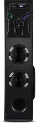 querial Master Three Dj 1000 Music System 80 W Bluetooth Tower Speaker(Black, 3 Channel)
