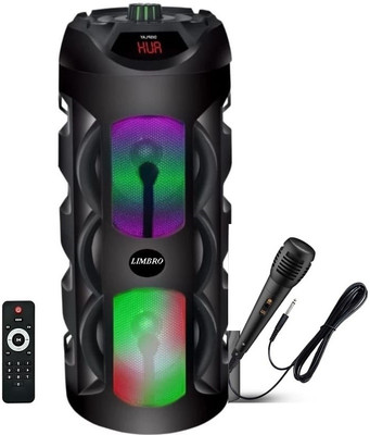LIMBRO J91 speaker with mic 40 W Bluetooth Tower Speaker(Black, 2.0 Channel)