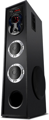 querial SD-D 80 W Bluetooth Tower Speaker(Black, 3 Channel)