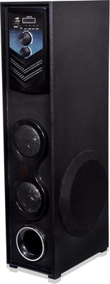 NexSound FM/USB/AUX/Bluetooth/SD Card Support & Remote Control Speaker 80 W Bluetooth Tower Speaker(Black, 2.0 Channel)