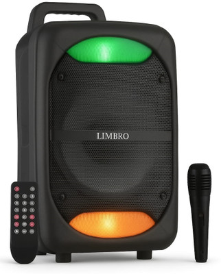 LIMBRO bluetooth speaker with mic 50 W Bluetooth Tower Speaker(Black, 2.0 Channel)