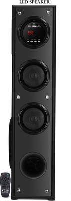 D1Y3 led speaker new modal098778 120 W Bluetooth Tower Speaker(Black, 2.0 Channel)