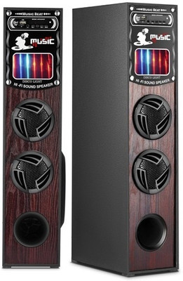 QuillQuarry NVF-RB Bluetooth Speaker With USB /FM 110 W Bluetooth Tower Speaker(Black, 4.1 Channel)