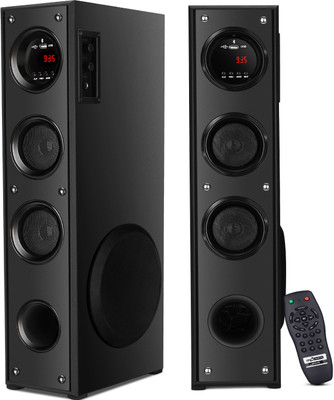 RZG DJ Bluetooth Music System Home theater 120 W Bluetooth Tower Speaker(Black, 3 Channel)