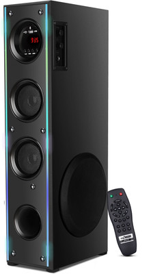 RZG S_1003 Tower Speaker Home Theatre With Subwoofer, Karaoke Support Aux, FM, USB 120 W Bluetooth Tower Speaker(Black, Stereo Channel)