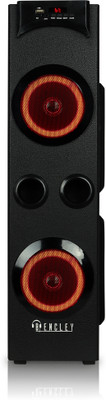 Bencley LEGACY DOUBLE WOOFER With Multi-Color Neon Lights 115 W Bluetooth Tower Speaker(Black, 2.2 Channel)