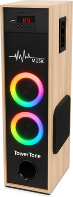 TOWER TONE MusicBox Pro 80 W Bluetooth Tower Speaker(Brown, Black, 2.1 Channel)