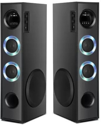 ultiads MULTIMEDIA SPEAKER 3D Sound with High Bass 120 W Bluetooth Tower Speaker(Black, 3.1 Channel)