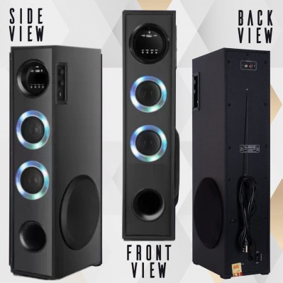 Yoment GY= DJ Bluetooth Music System Home theater 100 W Bluetooth Tower Speaker(Black, 3 Channel)