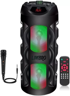 LIMBRO A01 40W speaker with mic 40 W Bluetooth Tower Speaker(Black, 2.0 Channel)