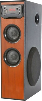 Rutashy RTY-1230 MINI 50 W Bluetooth Tower Speaker(BROWN BLACK, 2.1 Channel)