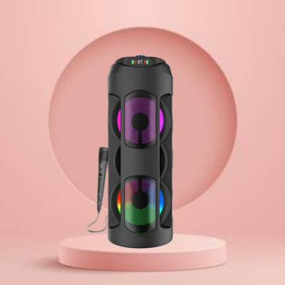 SACRO Bluetooth (PORTABLE BLUETOOTH PARTY SPEAKER) With Mic and High Bass SoundZ477 40 W Bluetooth Tower Speaker(Black, 4.1 Channel)