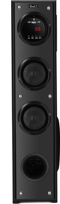 D1Y3 Tower Speaker Peak Power Aux Support , Fm Support , WIreless Bluetooth Streaming 120 W Bluetooth Tower Speaker(Black, 2.0 Channel)