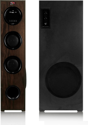 D1Y3 Multimedia Dj Box Music System Home theatre 100 W Bluetooth Tower Speaker(Brown, Black, 2.0 Channel)