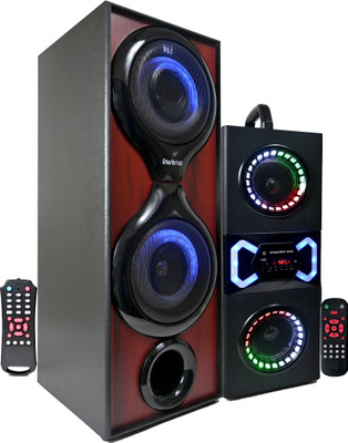 Virtual mart india VMIMM8447B2 90 W Bluetooth Tower Speaker(Brown, Black, 2.1 Channel)