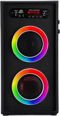 Quaranel FG DJ Bluetooth Music System Home theater 50 W Bluetooth Tower Speaker(Black, 3 Channel)