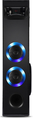 querial DF Premium bass Multimedia Bluetooth Speaker 80 W Bluetooth Tower Speaker(Black, 3 Channel)