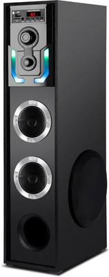 Yoment UY Bluetooth Music System Home theater 100 W Bluetooth Tower Speaker(Black, 3 Channel)