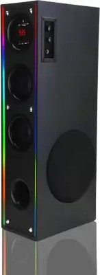 Yoment N6 Bluetooth Music System Home theater 100 W Bluetooth Tower Speaker(Black, 3 Channel)
