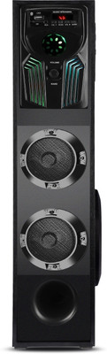 querial NJ-9 70 W Bluetooth Tower Speaker(Black, 2.0 Channel)