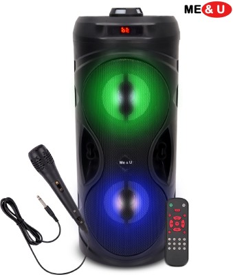 ME&U SUNAMI music 50 watt BT trolley speaker WITH FM AUX RGB LIGHT 25 W Bluetooth Party Speaker(Black, Mono Channel)