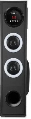 querial 1109 Bluetooth Tower Karaoke Speakers 100 W Bluetooth Tower Speaker(Black, 3 Channel)