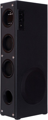 QuillQuarry Neckband hi-bass Wireless Bluetooth headphone 100 W Bluetooth Tower Speaker(Black, 3 Channel)
