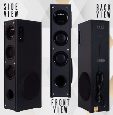 ultiads 86HL Premium bass Multimedia speaker 130 W Bluetooth Tower Speaker(Black, 4.1 Channel)