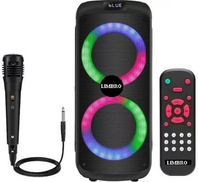 LIMBRO RP41 40W speaker with mic 30 W Bluetooth Tower Speaker(Black, 2.0 Channel)