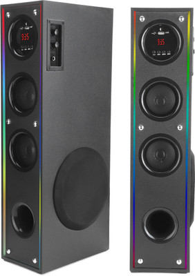 RZG E-50T Music System Home theater 120 W Bluetooth Tower Speaker(Black, Stereo Channel)