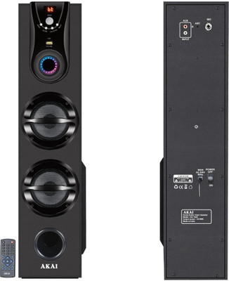 Akai HA-TS50 50 W Bluetooth Tower Speaker(Black, 2.0 Channel)