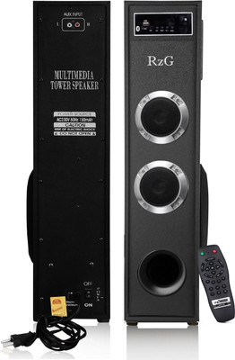 RZG TW-2030 Multimedia Tower Speaker Music System Home Theater 120 W Bluetooth Tower Speaker(Black, Stereo Channel)