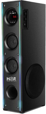 HZR Multimedia Dj Box Music System Home theatre 120 W Bluetooth Tower Speaker(Black, 2.1 Channel)