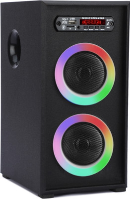 RZG D-808 Dj Multimedia Wireless Speaker Music System Home Theater 80 W Bluetooth Tower Speaker(Black, Mono Channel)