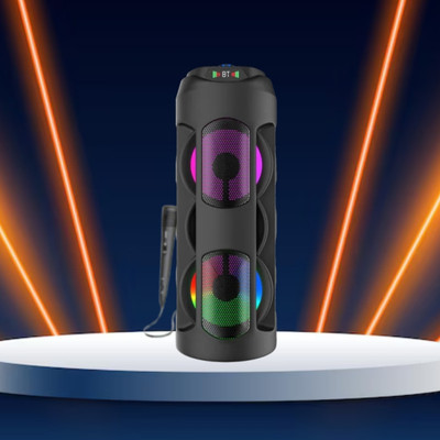 SACRO Bluetooth (PORTABLE BLUETOOTH PARTY SPEAKER) With Mic and High Bass SoundX246 40 W Bluetooth Tower Speaker(Black, 4.1 Channel)