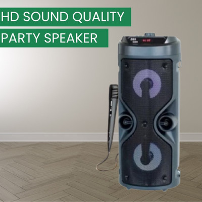 Clairbell 4210 (PORTABLE BLUETOOTH PARTY SPEAKER)With Karaoke Mic & High Quality SoundW426 30 W Bluetooth Tower Speaker(Black, 4.1 Channel)