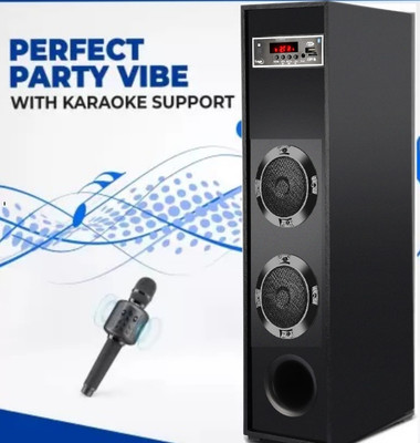 querial AA-D/D 70 W Bluetooth Tower Speaker(Black, 3 Channel)