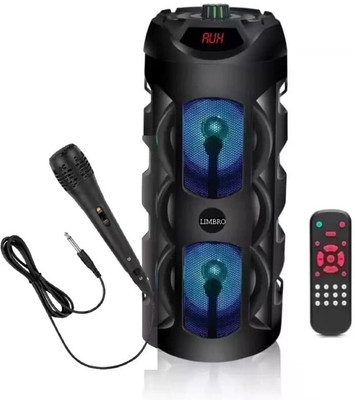 LIMBRO X025 speaker with mic 1000 W Bluetooth Tower Speaker(Black, Mono Channel)