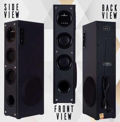 liluns 8H-8H/K Tower Multimedia System Remote Control 130 W Bluetooth Tower Speaker(Black, 4.1 Channel)