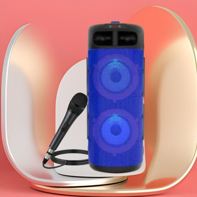 SACRO Bluetooth Party Speaker Support BT/USB/SD Card With 3mtr Long Wire For Mic D49 40 W Bluetooth Tower Speaker(Black, 4.1 Channel)