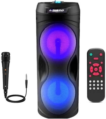 LIMBRO M85 speaker with mic 1000 W Bluetooth Tower Speaker(Black, Mono Channel)
