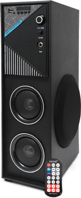 FINE Alpha Multimedia Tower Party Speaker With Usb, Fm, Bluetooth Home Theatre 50 W Bluetooth Tower Speaker(Black, Stereo Channel)