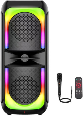 LIMBRO bluetooth speaker with mic 40 W Bluetooth Tower Speaker(Black, 2.0 Channel)