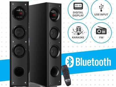 liluns 4YH- Bluetooth Speaker Supports USB 100 W Bluetooth Tower Speaker(Black, 3 Channel)