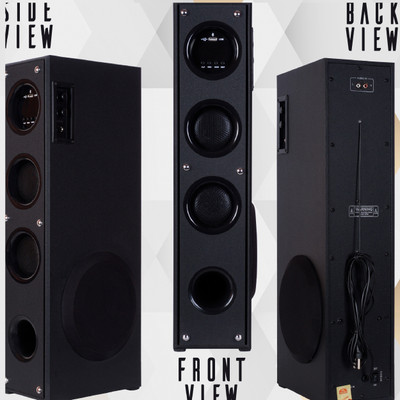 QuillQuarry hdhsdjhjh756 990 W Bluetooth Tower Speaker(Black, 4.2 Channel)