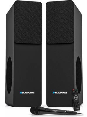 Blaupunkt TS120 Tower Speaker with Touch Control Panel I Karaoke Ready with Remote Control 120 W Bluetooth Tower Speaker
