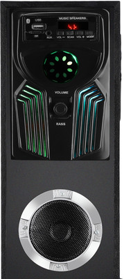 querial S8 Wireless Bluetooth Speaker With LED ,USB & FM Music System Home theater 70 W Bluetooth Tower Speaker(Black, 3 Channel)