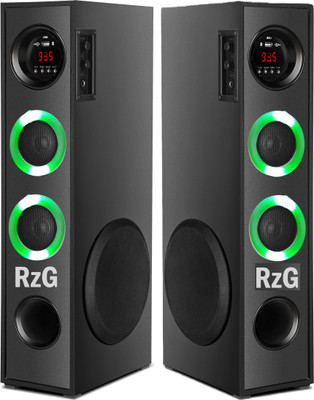 RZG Ultra Pro System Sound Speaker Dj 120 W Bluetooth Tower Speaker(Black, 3 Channel)