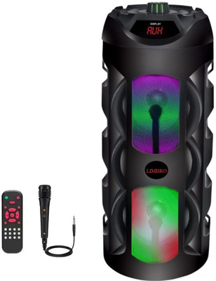 LIMBRO 50W bluetooth speaker 25 W Bluetooth Tower Speaker(Black, 2.0 Channel)