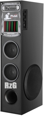 RZG DL-1013 120 W Bluetooth Tower Speaker(Black, 3 Channel)